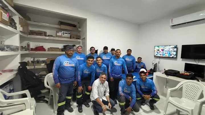 Treinamento de NR-10 e NR-35 — Equipe da CyberInfo