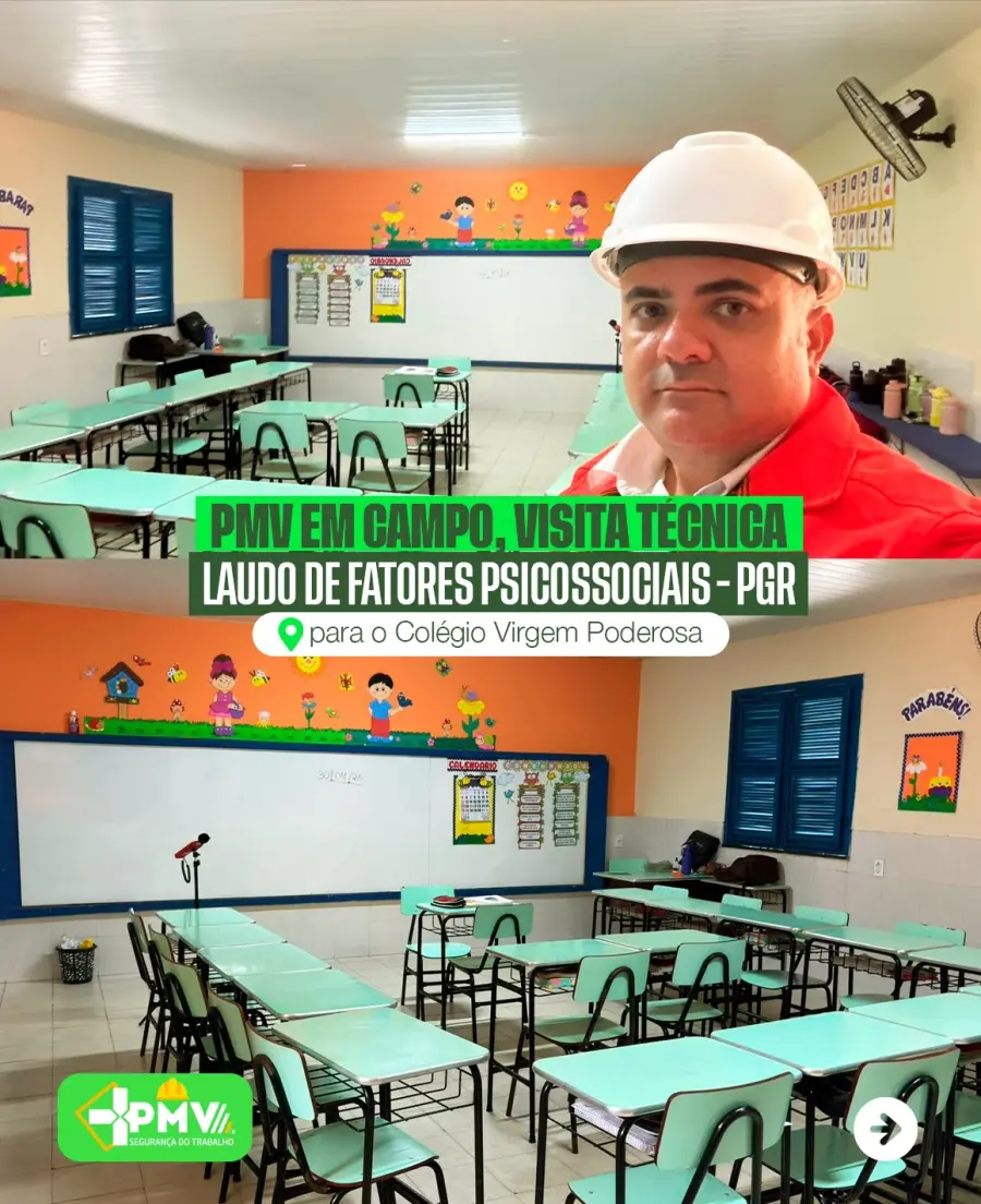 Visita Técnica — Laudo de Fatores Psicossociais do PGR (Colégio Virgem Poderosa) — imagem 2