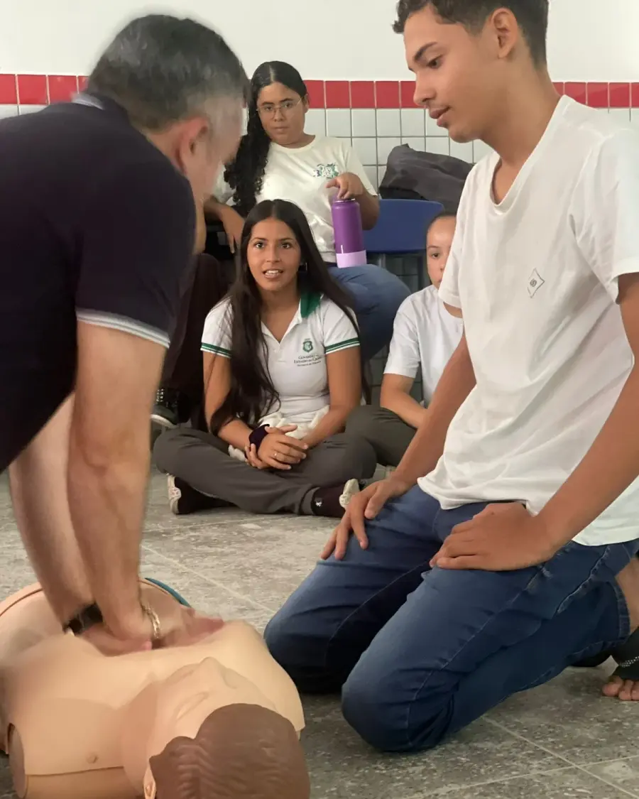 Palestra sobre Segurança do Trabalho e Primeiros Socorros — Escola Profissionalizante de Jijoca — imagem 7